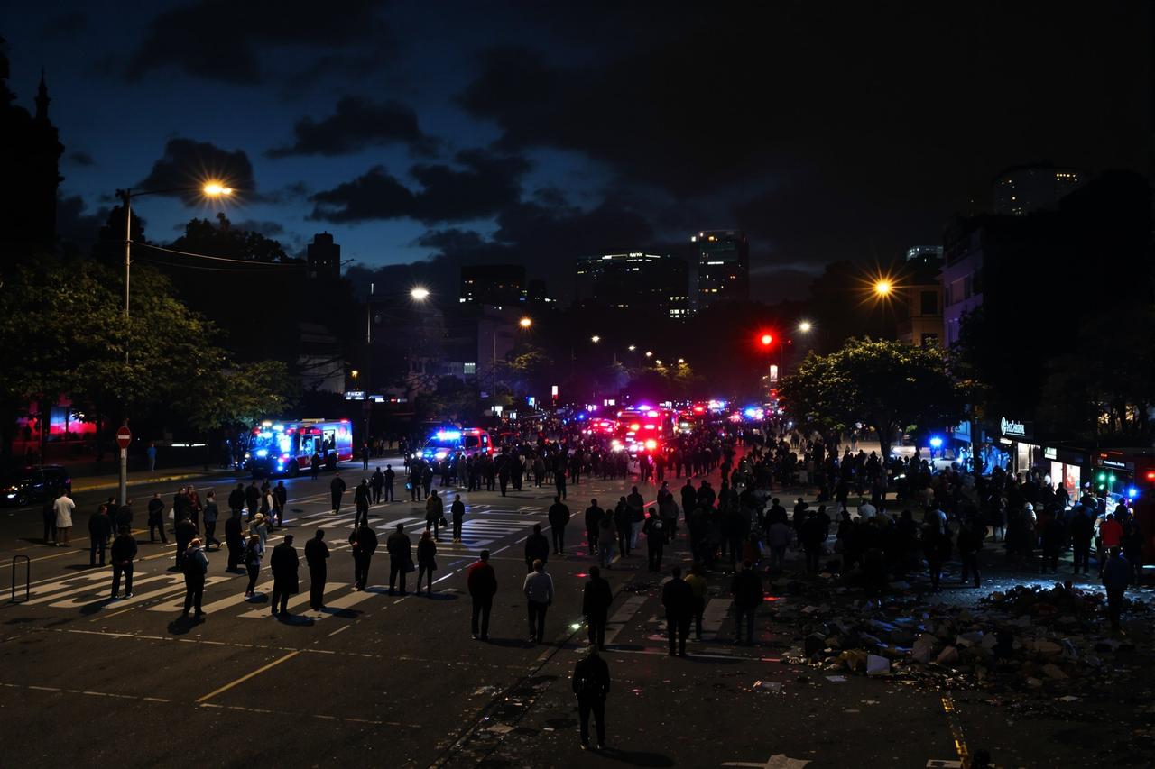 某地突发地震！震感明显，居民纷纷下楼避险，暂无人员伤亡